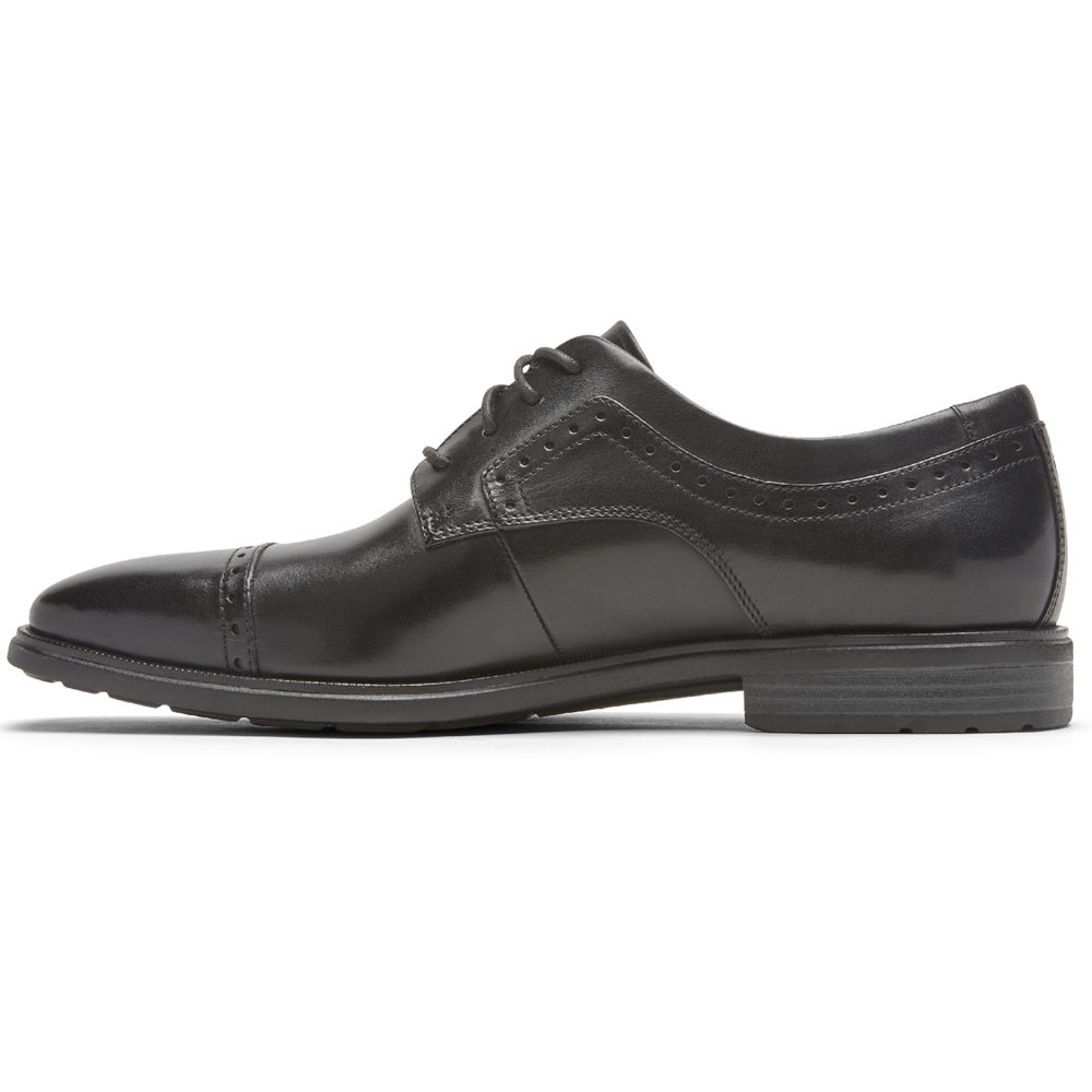 Oxfords Rockport Homem Pretas - Farrow Cap Toe - 29354ORQU